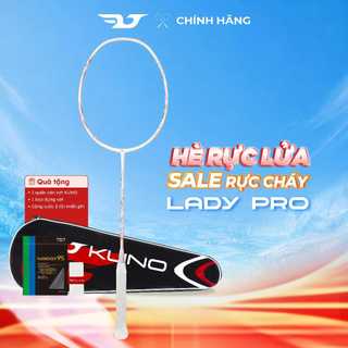 Vợt Cầu Lông KUNO LadyPro Chính Hãng, Siêu Nhẹ 6U, Full Carbon Cao Cấp, Dễ Chơi, Công Thủ Toàn Diện Căng Sẵn 10.5kg
