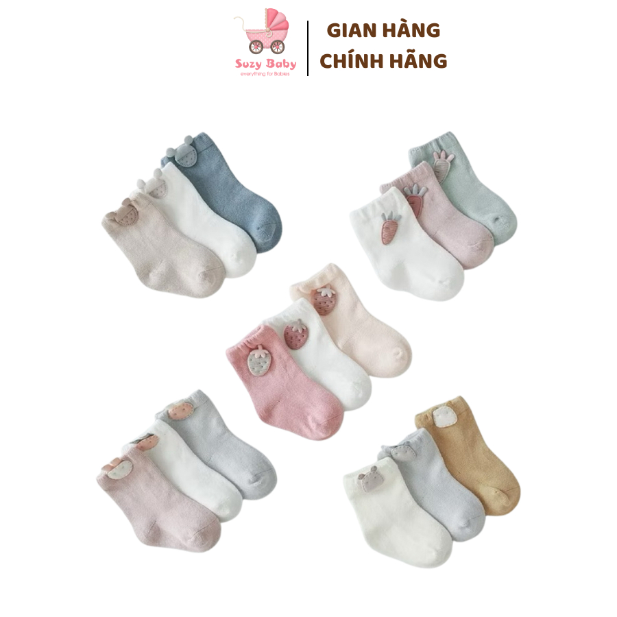 SET 3 ĐÔI TẤT NEMO PHONG CÁCH HÀN QUỐC CHO BÉ
