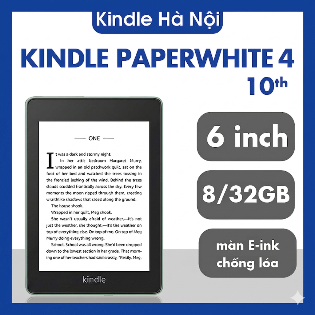 Máy đọc sách Kindle Paperwhite 4 (10th) Kindle PPW4
