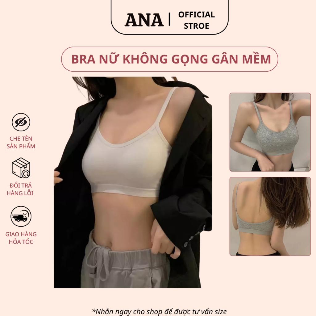 Bra Nữ Không Gọng Gân Mềm – Áo Lót Nữ yuki store 479