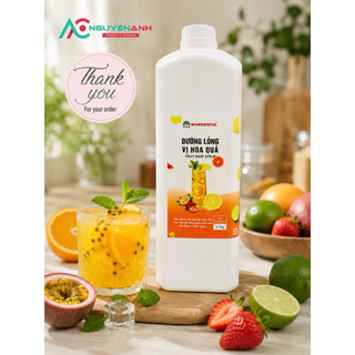 Siro đường lỏng vị hoa quả Wonderful 2.5kg - NGỌT TỰ NHIÊN, HƯƠNG VỊ TƯƠI MÁT 🍯🍓✨