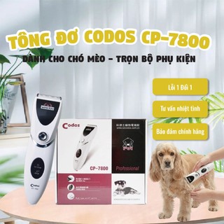 Tông đơ cắt tỉa lông chó mèo Codos CP 7800 và Lưỡi tông đơ 7800, 6800 cắt lông chuyên dụng tiện lợi