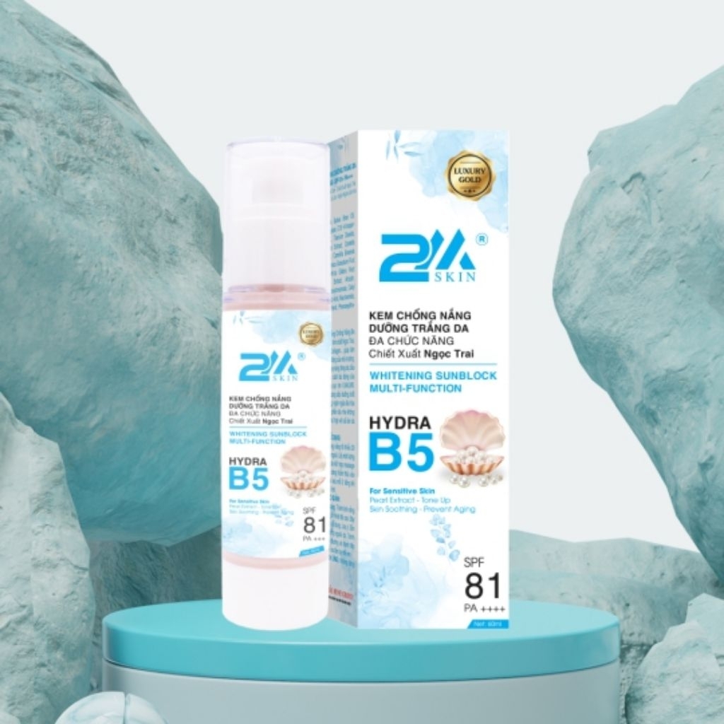 kem chống nắng dưỡng trắng da 2mskin 81