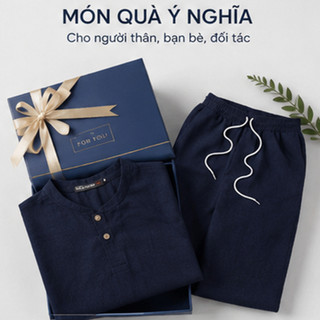 BỘ ĐŨI NAM MÀU TÍM THAN CAO CẤP – THOÁNG MÁT, ĐƠN GIẢN NHƯNG CỰC KỲ TINH TẾ