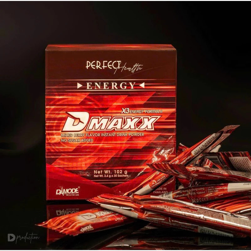 Dmaxx Đỏ Không Đường Damode - DMAXX ENERGY FORMULA NO SUGAR ADDED [CHÍNH HÃNG]