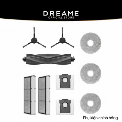 Bộ phụ kiện thay thế dành cho Dreame D20 Ultra/ L10s Ultra Gen 2/ L30s Ultra/.... bản quốc tế - Phụ kiện chính hãng