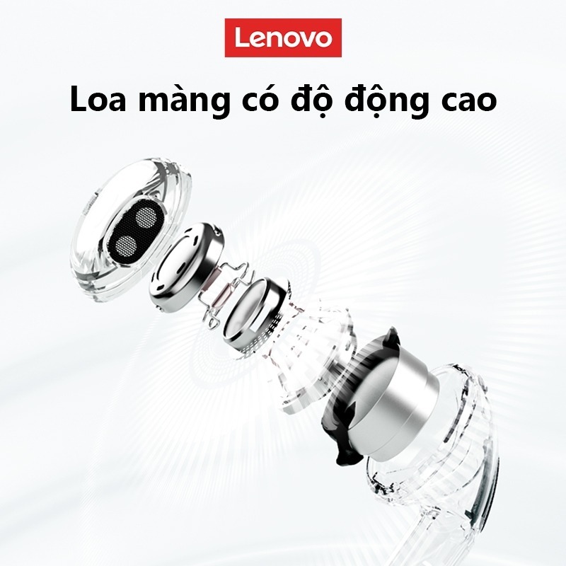 Tai Nghe Bluetooth Lenovo LP2 Pro Không Dây HIFI Âm Thanh Stereo Pin Trâu Chống Ồn | BigBuy360 - bigbuy360.vn