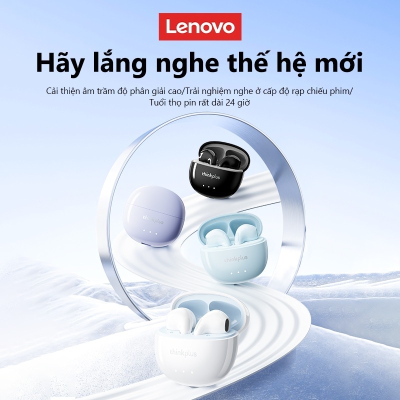 Tai Nghe Bluetooth Lenovo LP2 Pro Không Dây HIFI Âm Thanh Stereo Pin Trâu Chống Ồn | BigBuy360 - bigbuy360.vn
