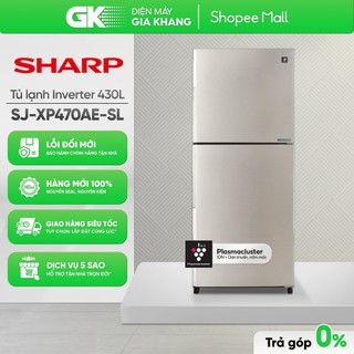 Sj-xp470ae-ds | sj-xp470ae-sl tủ lạnh sharp inverter 430 lít
