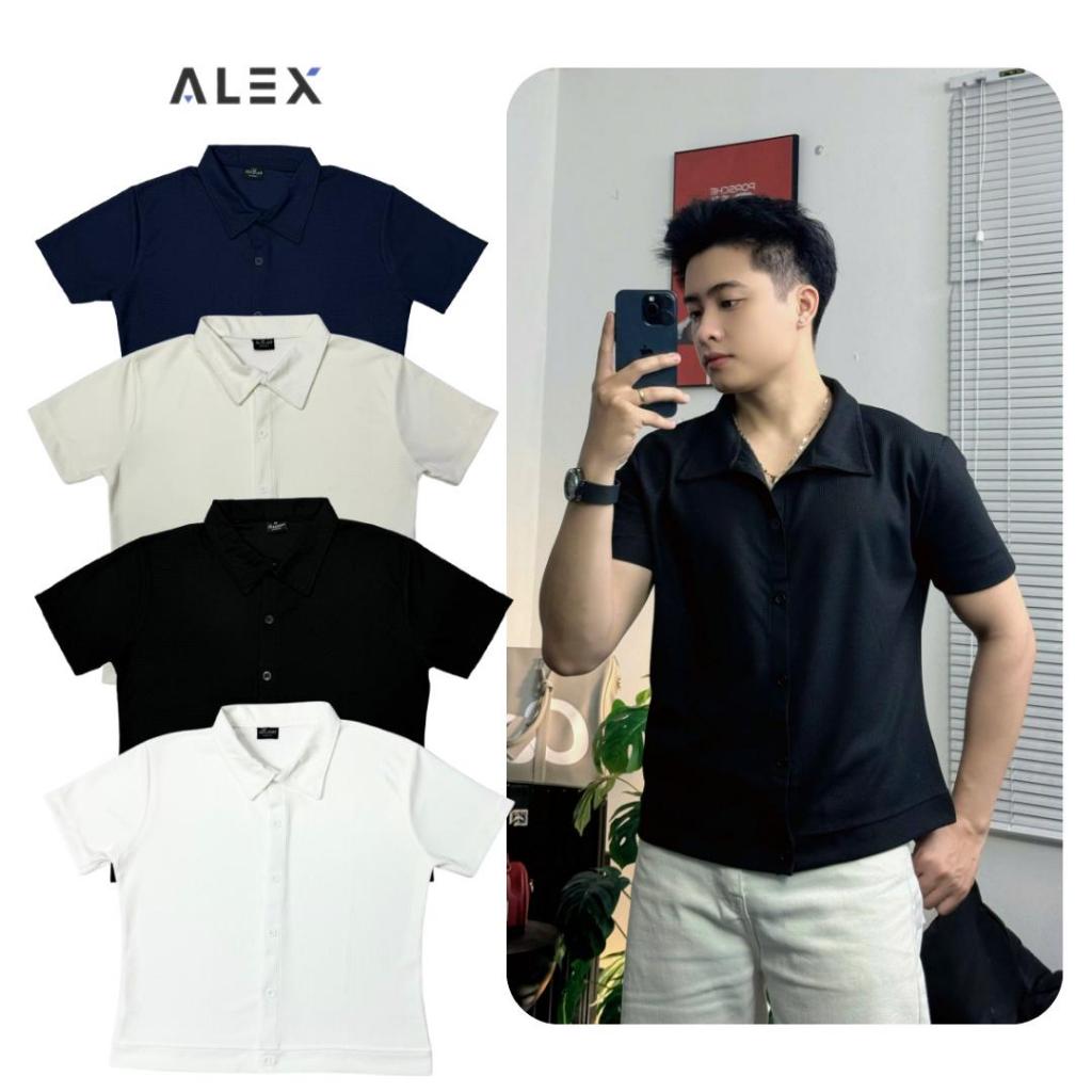 Áo Polo A32 Form Boxy Cổ Bẻ Nam Nữ Vải Đẹp Phong Cách Menswear - ALEXMAN