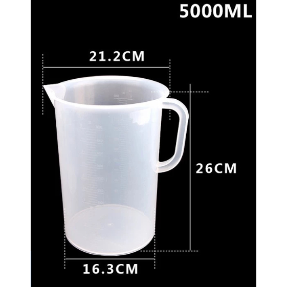 Ca đong nhựa 5000ml (5L)