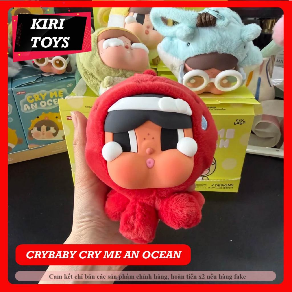 CRYBABY Cry Me an Ocean Earphone Bag (Hàng đặt trước) - Pop Mart