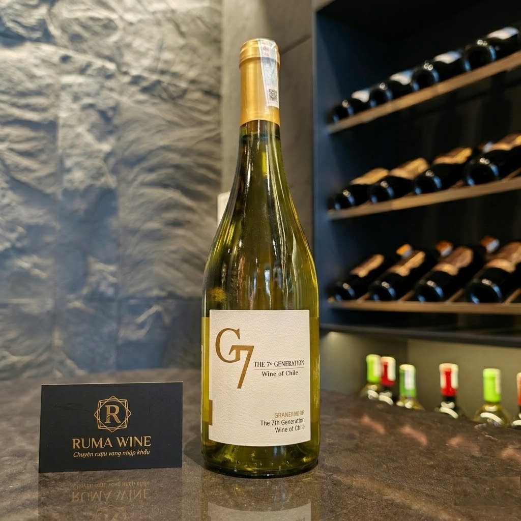 [Nhập khẩu chính hãng] Vang Chile G7 Clasico Chardonnay