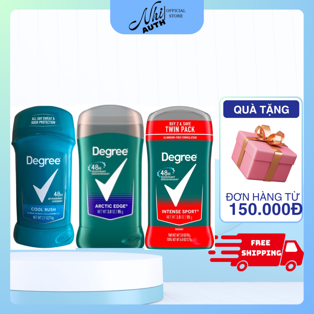 Sáp khử Mùi Nam 76g Degree 48h Antiperspirant Chính Hãng.