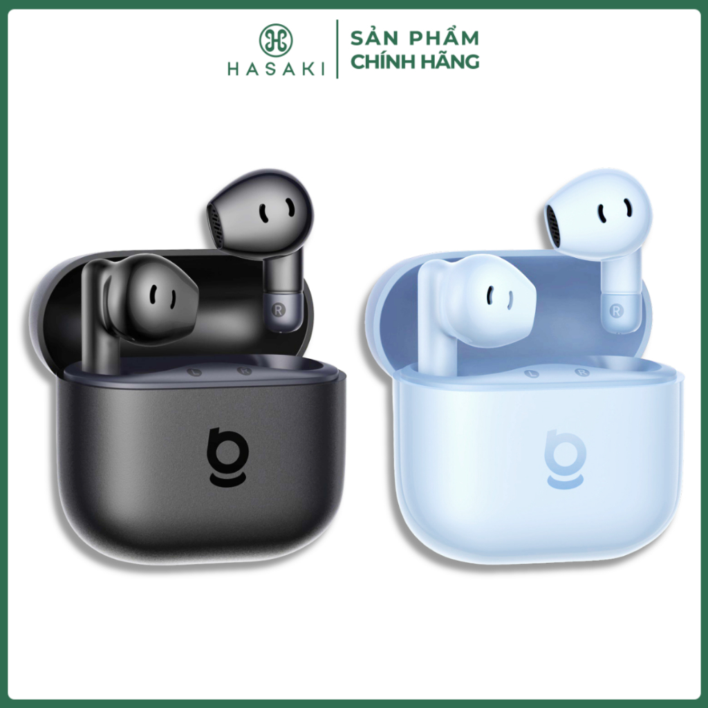 Tai Nghe Không Dây Baseus Bass BS2 Lite Màu Đen - Xanh Bass BS2 Lite True Wireless Earbuds Hasaki Ch