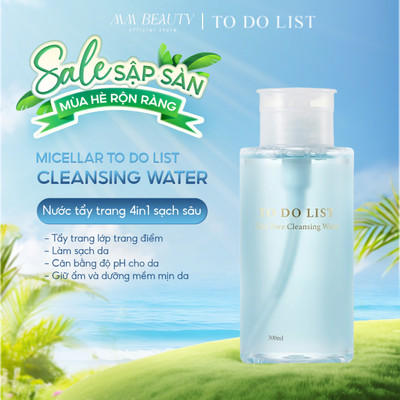 Nước Tẩy Trang Micellar To Do List Cleansing Water Dịu Nhẹ Cho Mọi Loại Da 300ml
