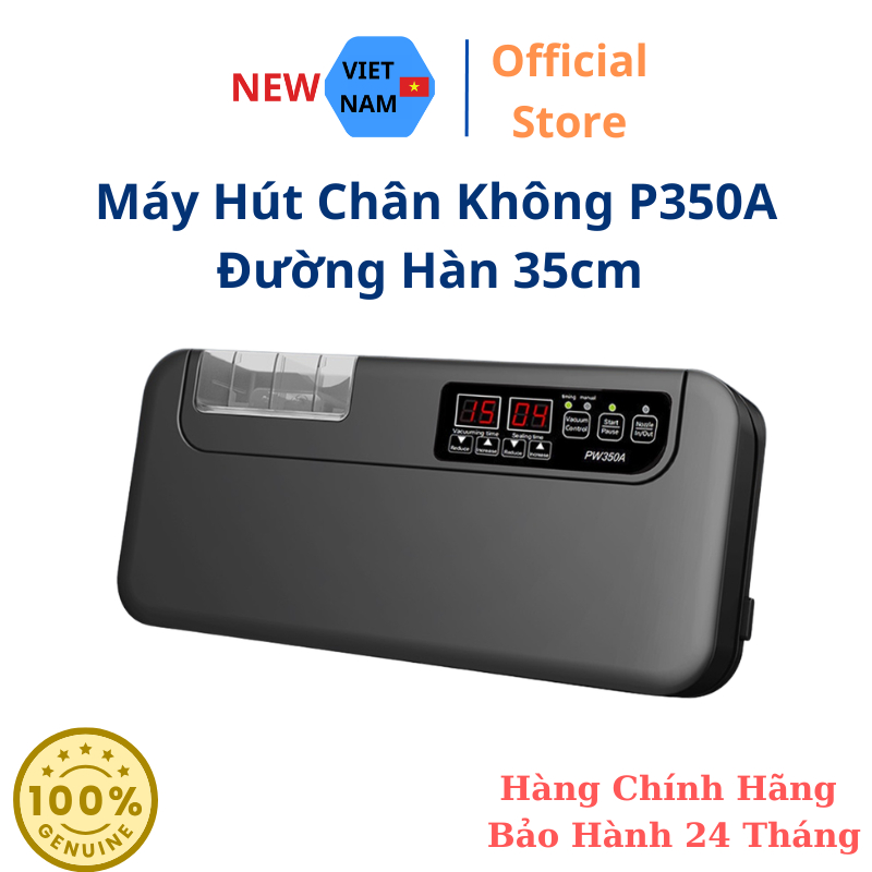Máy Hút Chân Không P350A - Hút Khô Hút Ướt, Lực Hút Mạnh, Đường Hàn 35Cm