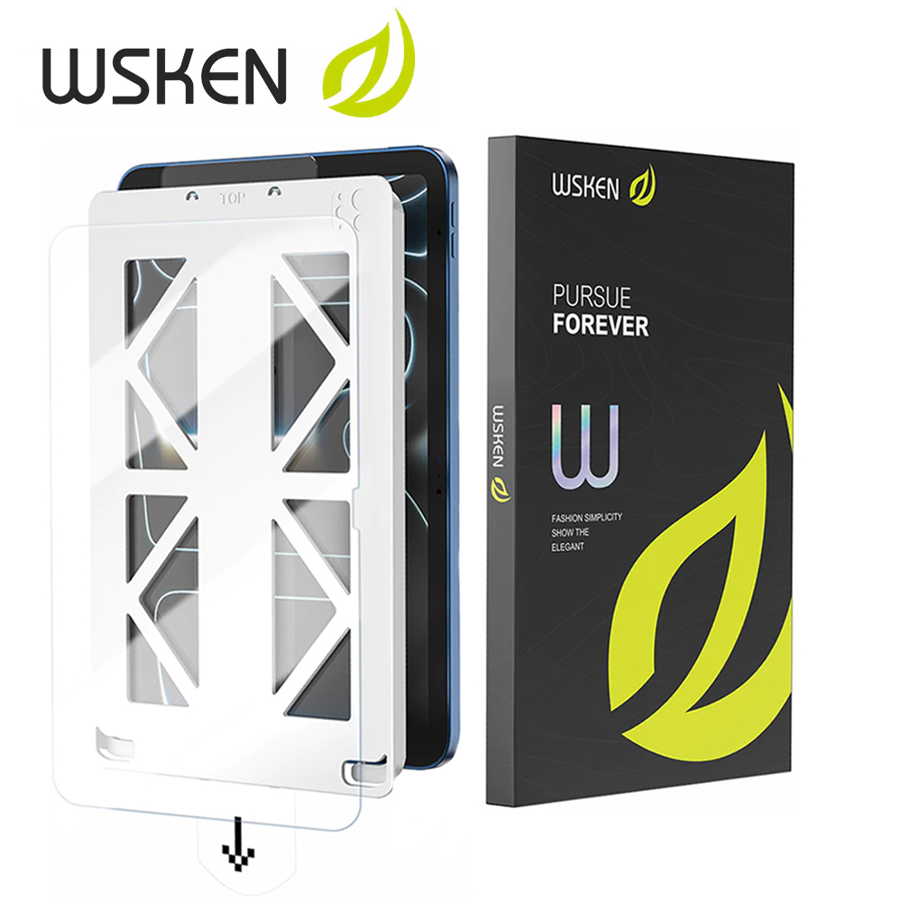 WSKEN Kính Cường Lực iPad Màn Hình Cảm Ứng Nhạy Dễ Dán Không Bọt Khí Chống Sốc 9H Chơi Game Mượt Mà 