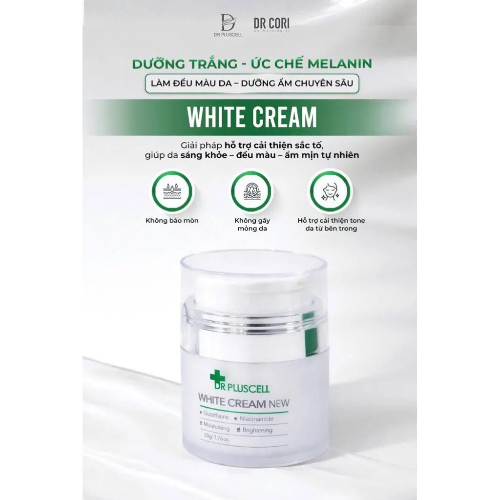 Kem Dr Pluscell White Cream New