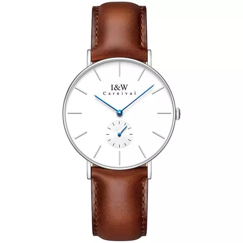 Đồng hồ nữ chính hãng I&W Carnival IW8848 IW8848L 8848 8848L máy pin Japan Miyota kính sapphire