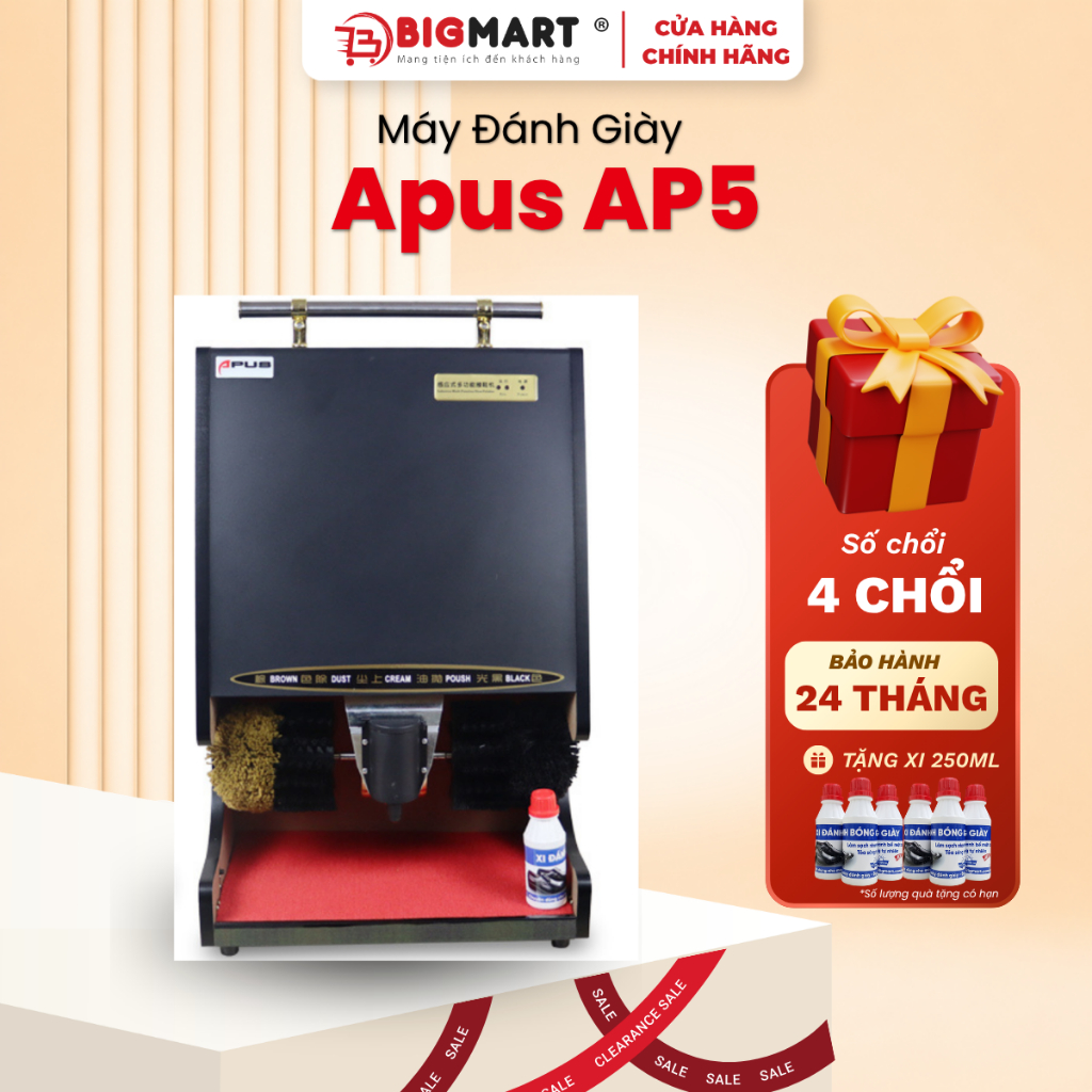 Máy Đánh Giày Apus AP5, Apus AP5 Silver, Apus AP7