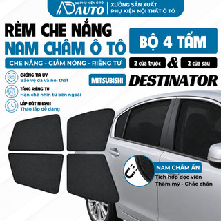 Rèm Che Nắng Ô Tô MITSUBISHI DETINATOR, 4 Tấm Rèm Che Nắng Nam Châm Cửa Kính, Giảm Nóng, Tăng Riêng Tư, Dễ Lắp, AD AUTO