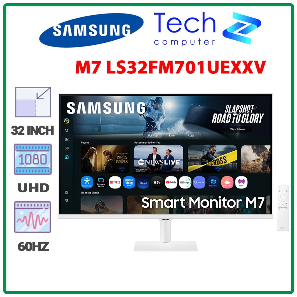 Màn Hình Thông Minh Samsung M7 LS32FM701UEXXV 32 Inch 4K VA Smart Monitor Speaker Màu Trắng