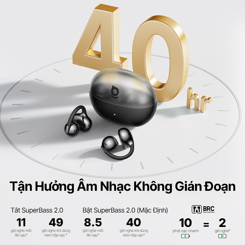 ✨HÀNG HOT 2026✨ Tai Nghe Open-Ear Baseus MC2 Air Thiết Kế Sang Trọng Siêu Nhẹ Êm Ái Tựa Mây | BigBuy360 - bigbuy360.vn