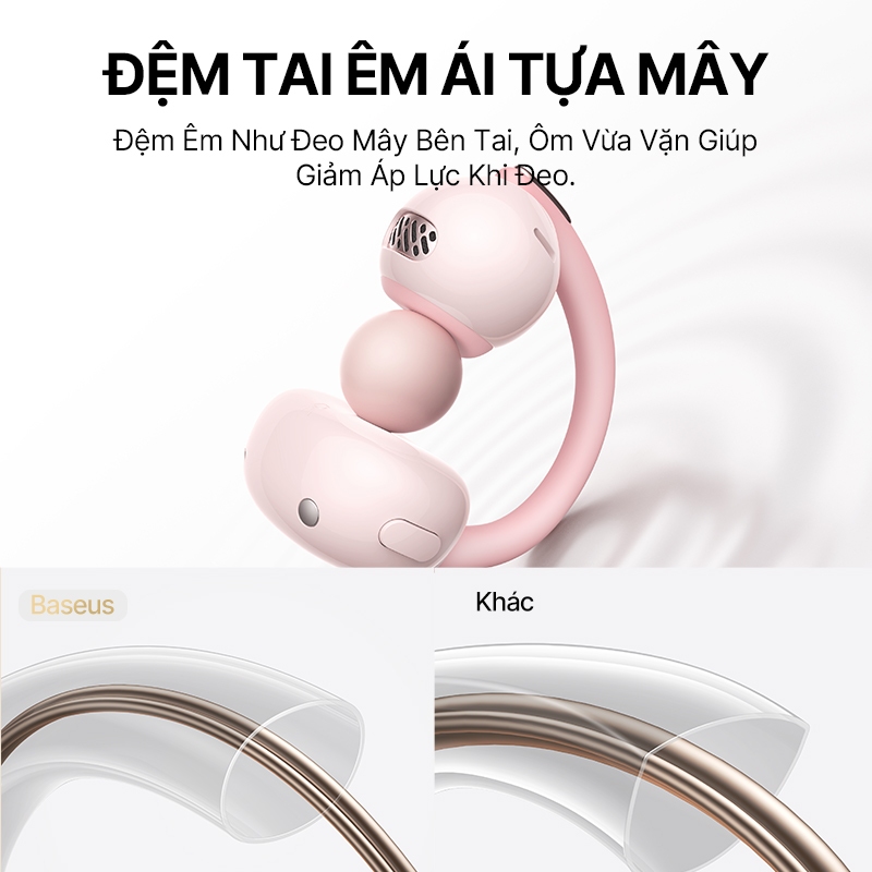 ✨HÀNG HOT 2026✨ Tai Nghe Open-Ear Baseus MC2 Air Thiết Kế Sang Trọng Siêu Nhẹ Êm Ái Tựa Mây | BigBuy360 - bigbuy360.vn