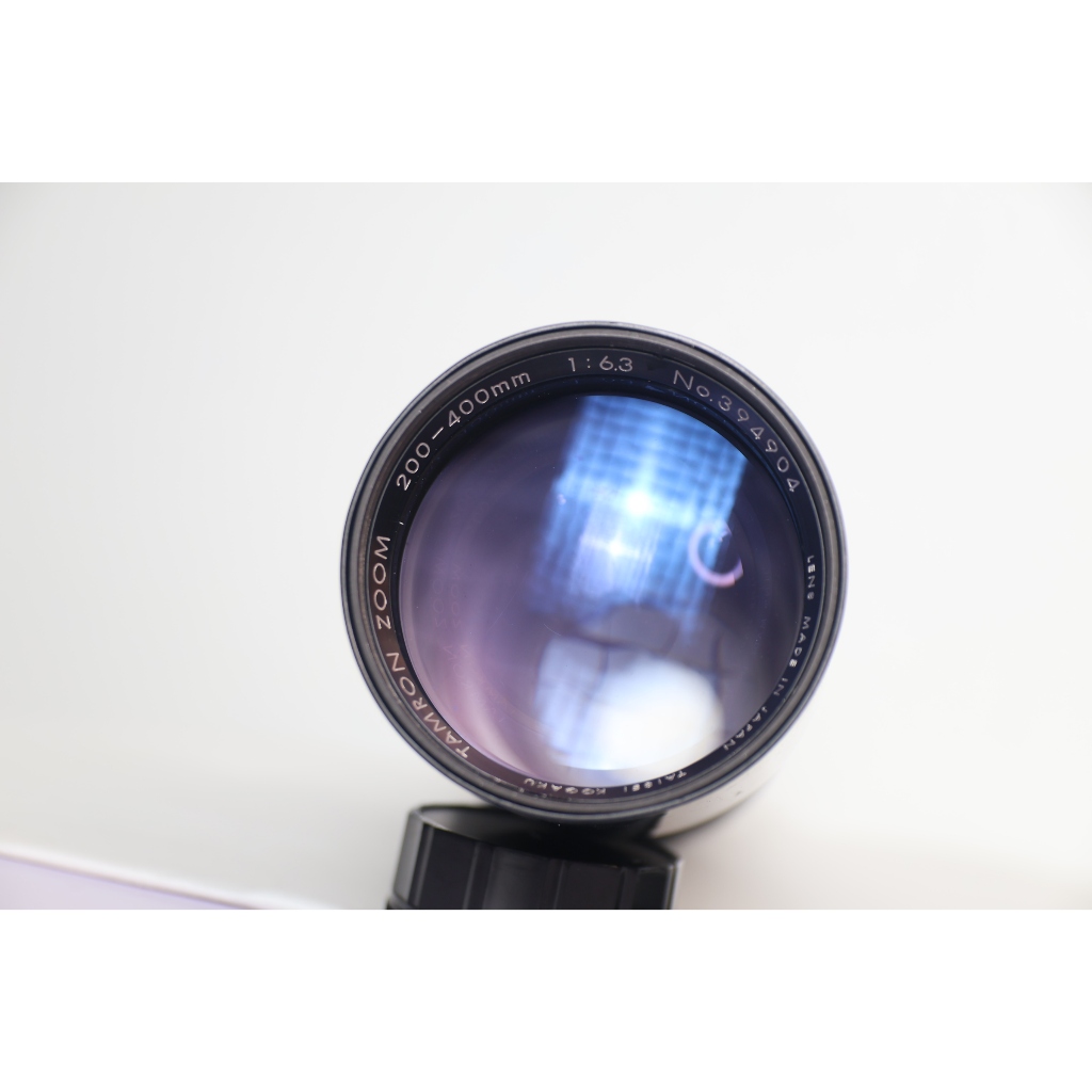 Lens tele phim cổ - Tamron 200-400mm f6.3 ngàm T-mount tằng kèm chuyển ngàm M42 - Lens máy ảnh