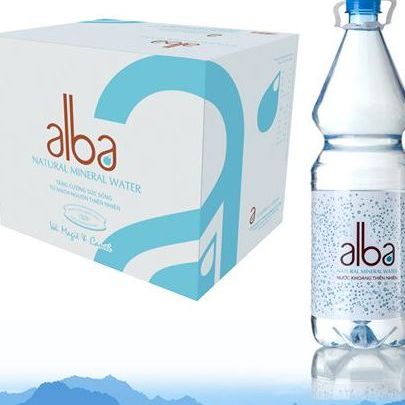 Nước khoáng Alba Thanh Tân Thừa Thiên Huế dung tích 350ml -1500ml
