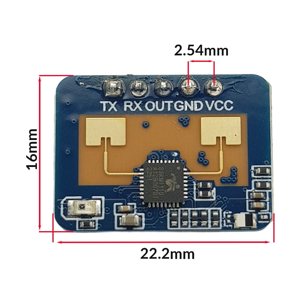 Cảm biến hiện diện con người HLK-LD2410C V1.0 5V Radar 24GHz