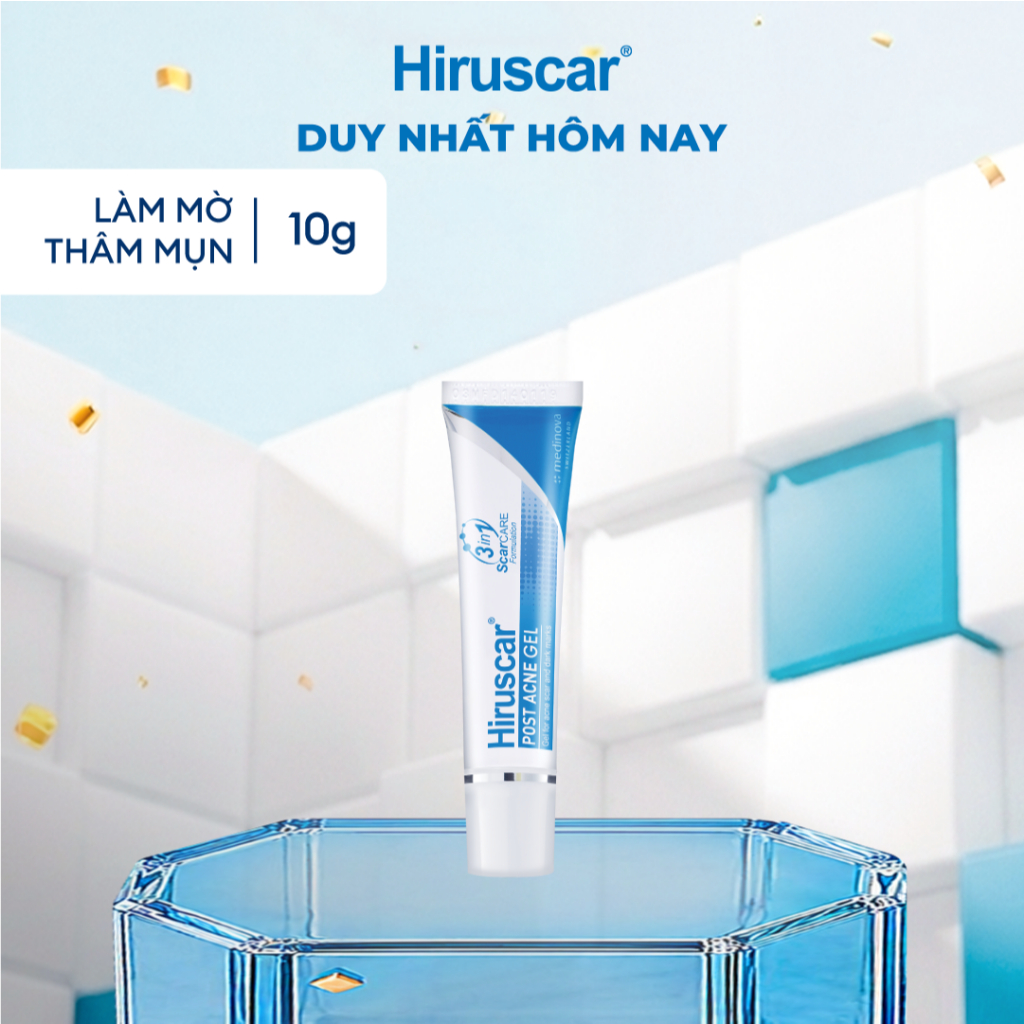 Gel chăm sóc sẹo mụn và mụn thâm Hiruscar Post Acne 10g