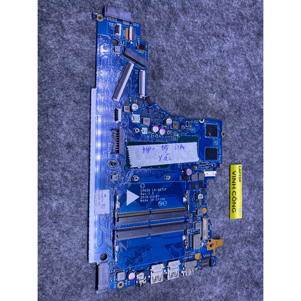 Xác Main Laptop Hp 15 DA linh kiện thay thế