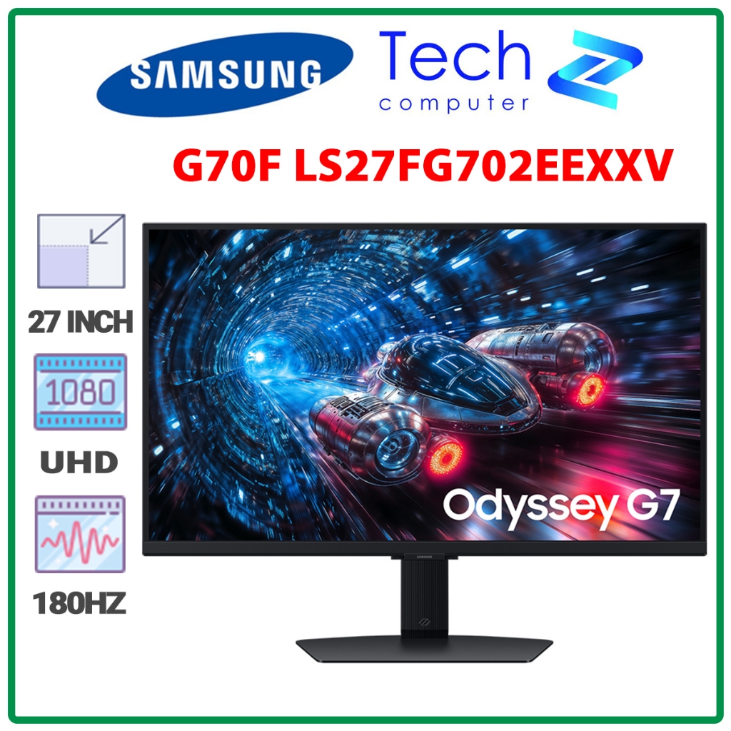 Màn Hình Gaming Samsung Odyssey G7 G70F LS27FG702EEXXV 27 Inch 4K 180Hz FHD 360Hz IPS 1ms