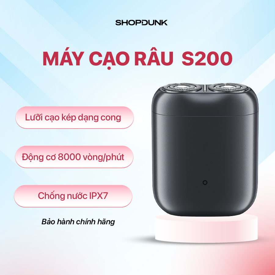 Máy Cạo Râu Điện Xiaomi Electric Shaver S200 | Bảo Hành Chính Hãng