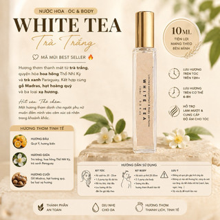 NƯỚC HOA TÓC&BODY WHITE TEA - TRÀ TRẮNG