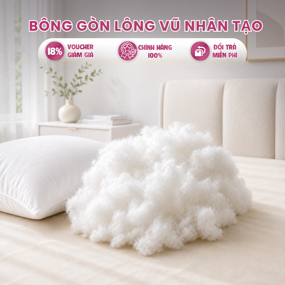Bông gòn lông vũ nhân tạo