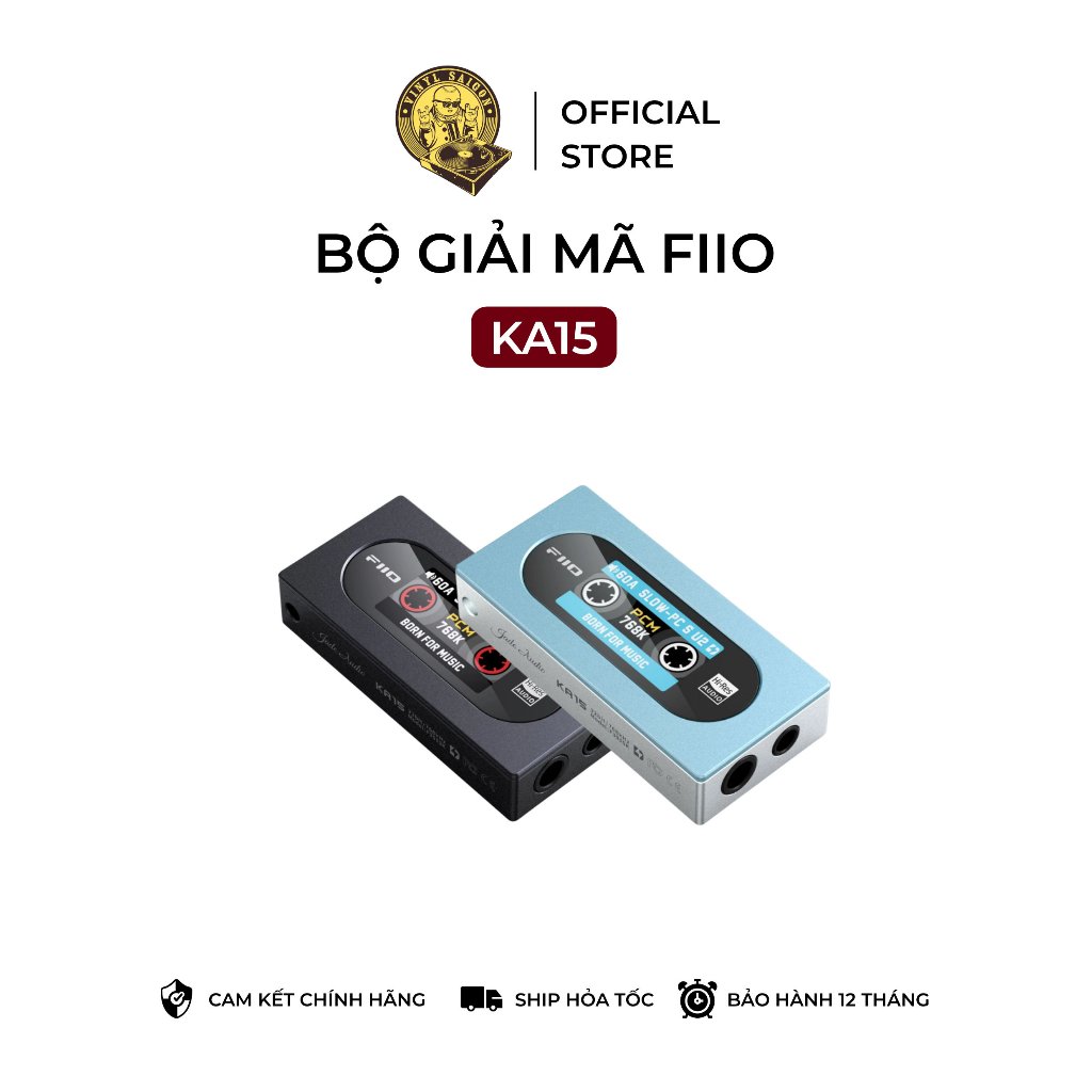 Bộ giải mã dac/amp FiiO KA15 - Bảo hành 12 tháng