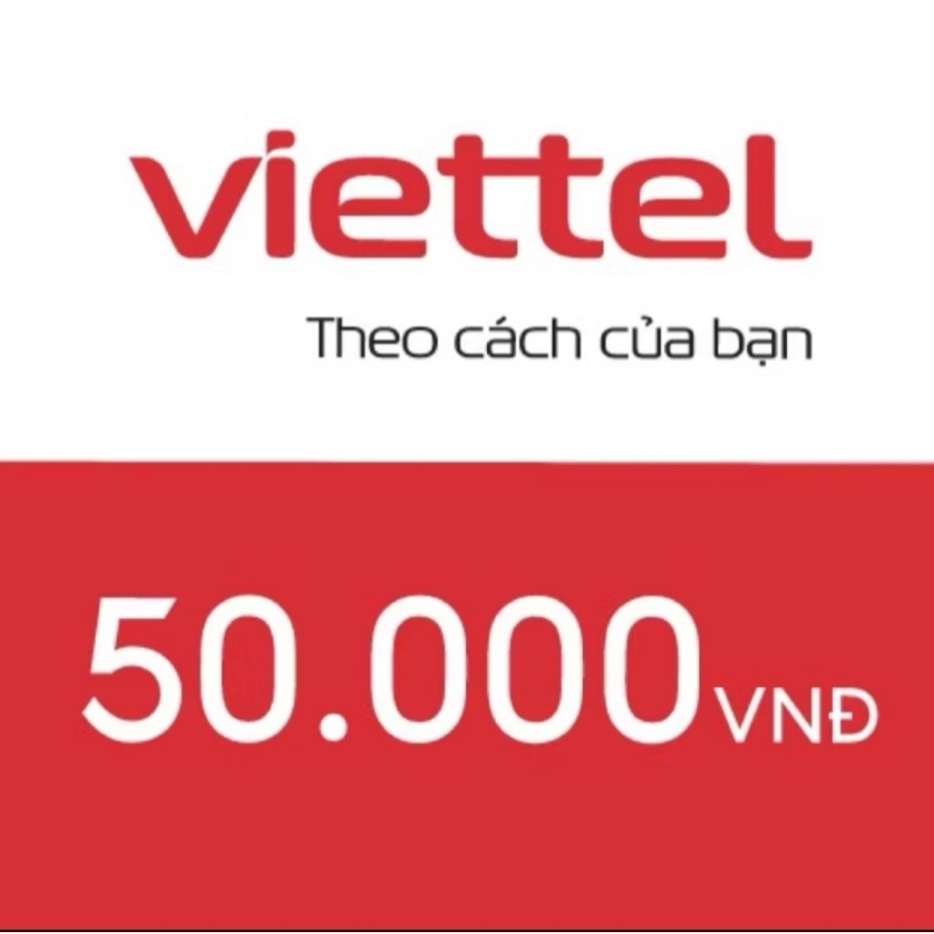 Thẻ Cào Viettel 50k