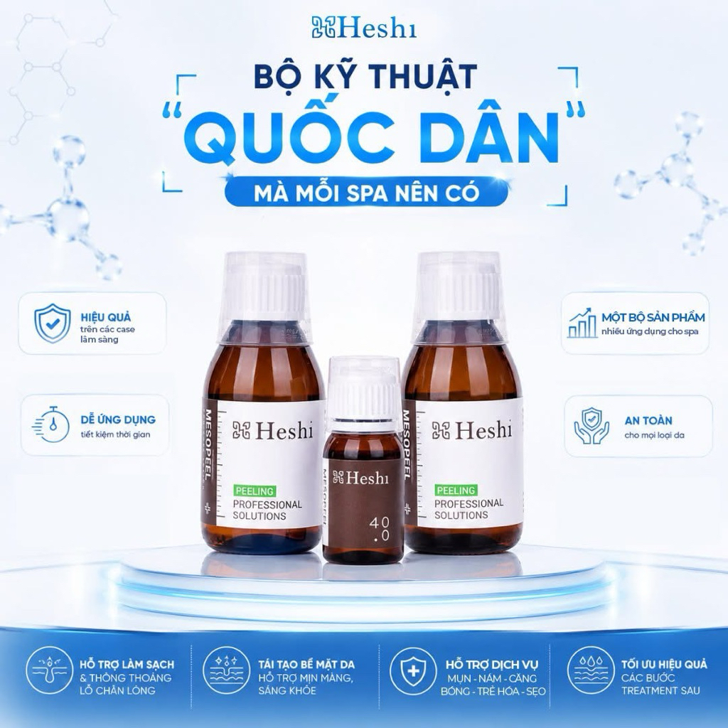 [CHÍNH HÃNG] BỘ KĨ THUẬT 3 SẢN PHẨM PEEL CỦA HESHI