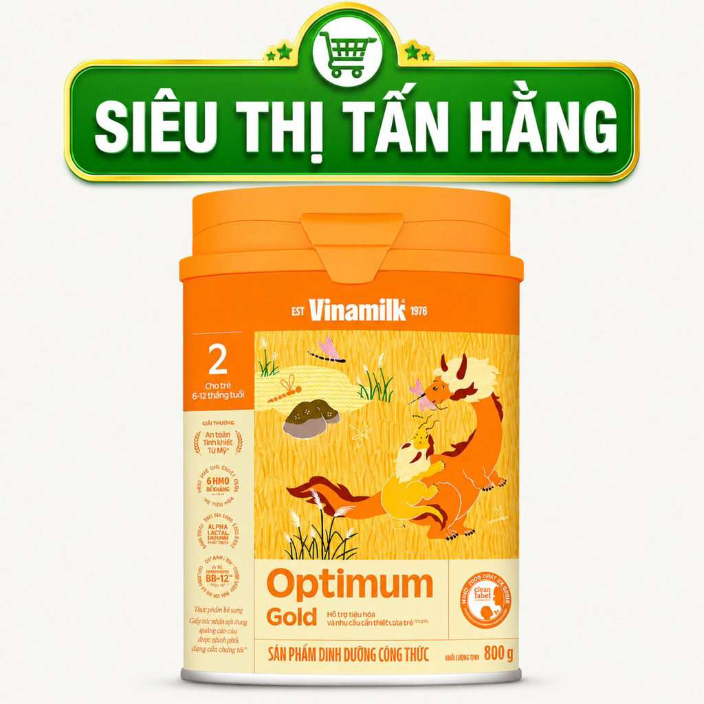 SỮA BỘT VINAMILK OPTIMUM GOLD 2 - 800G