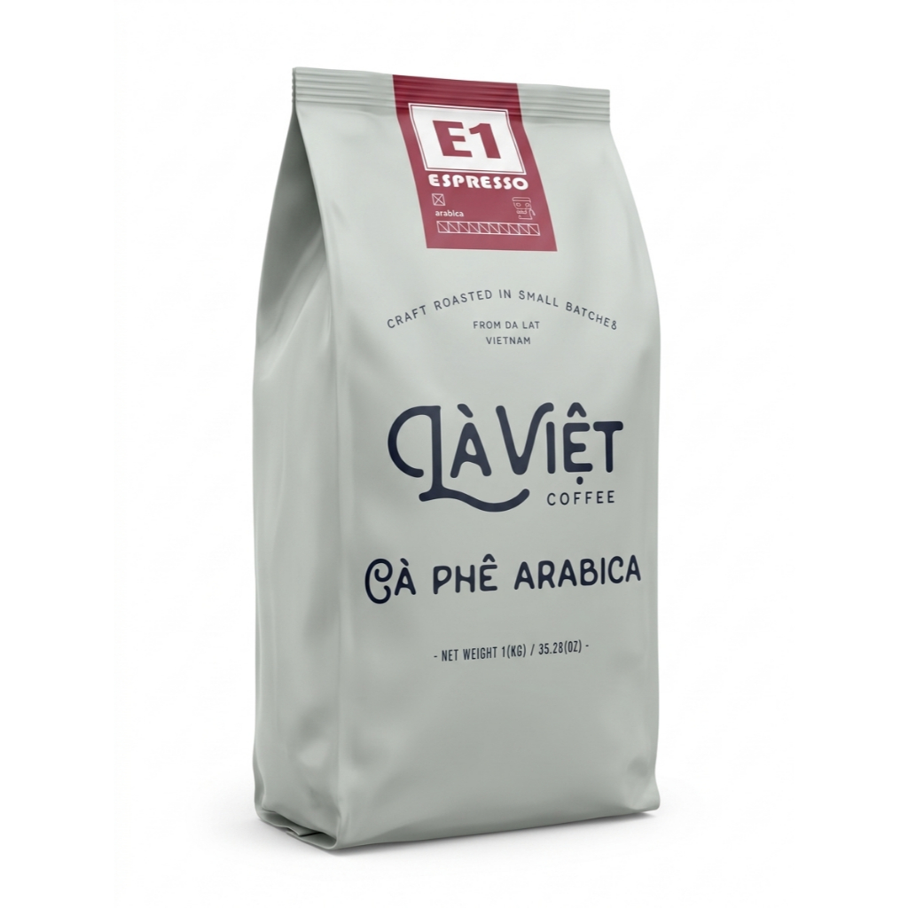 ☕ Cà phê Là Việt hạt ESPRESSO E1 1kg