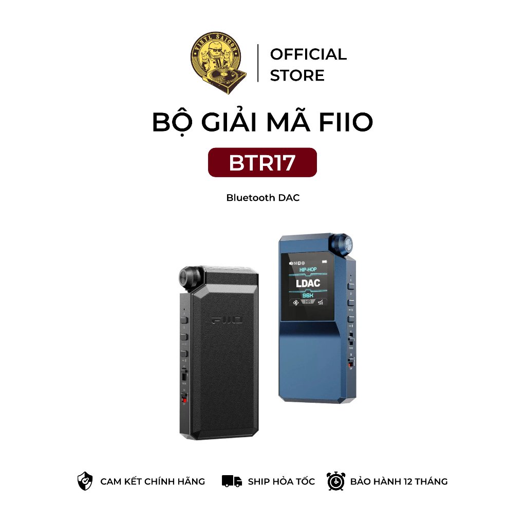Bộ giải mã Bluetooth DAC FiiO BTR17 - Bảo hành 12 tháng