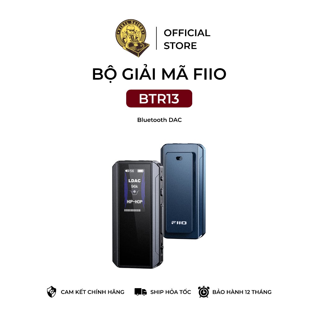 Bộ giải mã Bluetooth DAC FiiO BTR13 - Bảo hành 12 tháng