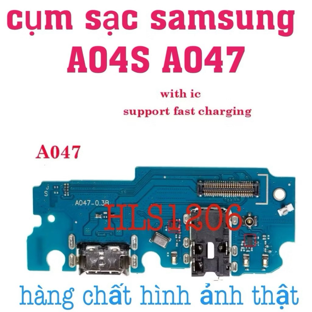 Bo sạc Samsung A04S cụm sạc A04S mạch sạc A04s
