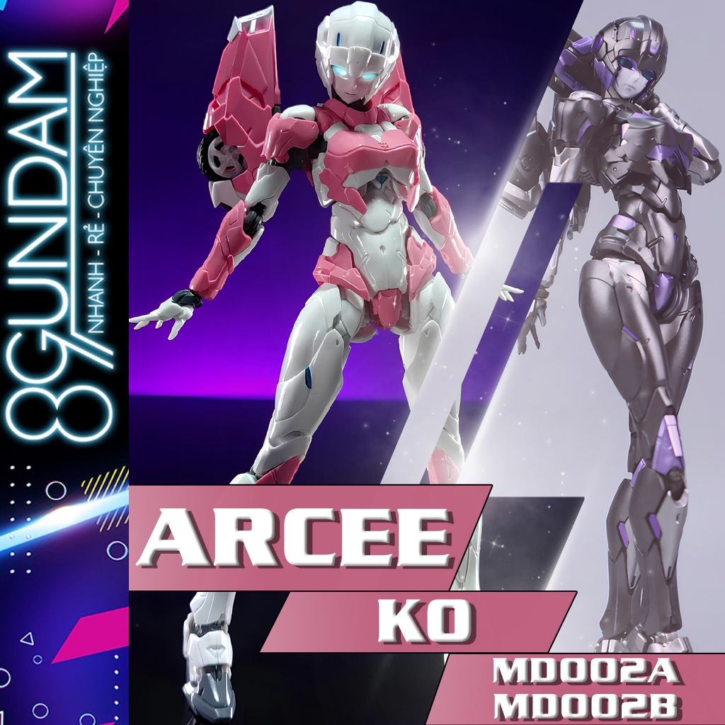 [CÓ SẴN] Mô Hình Lắp Ráp Non-Transformer MD002A/ MD002B ARCEE KO (Metallic Coating)