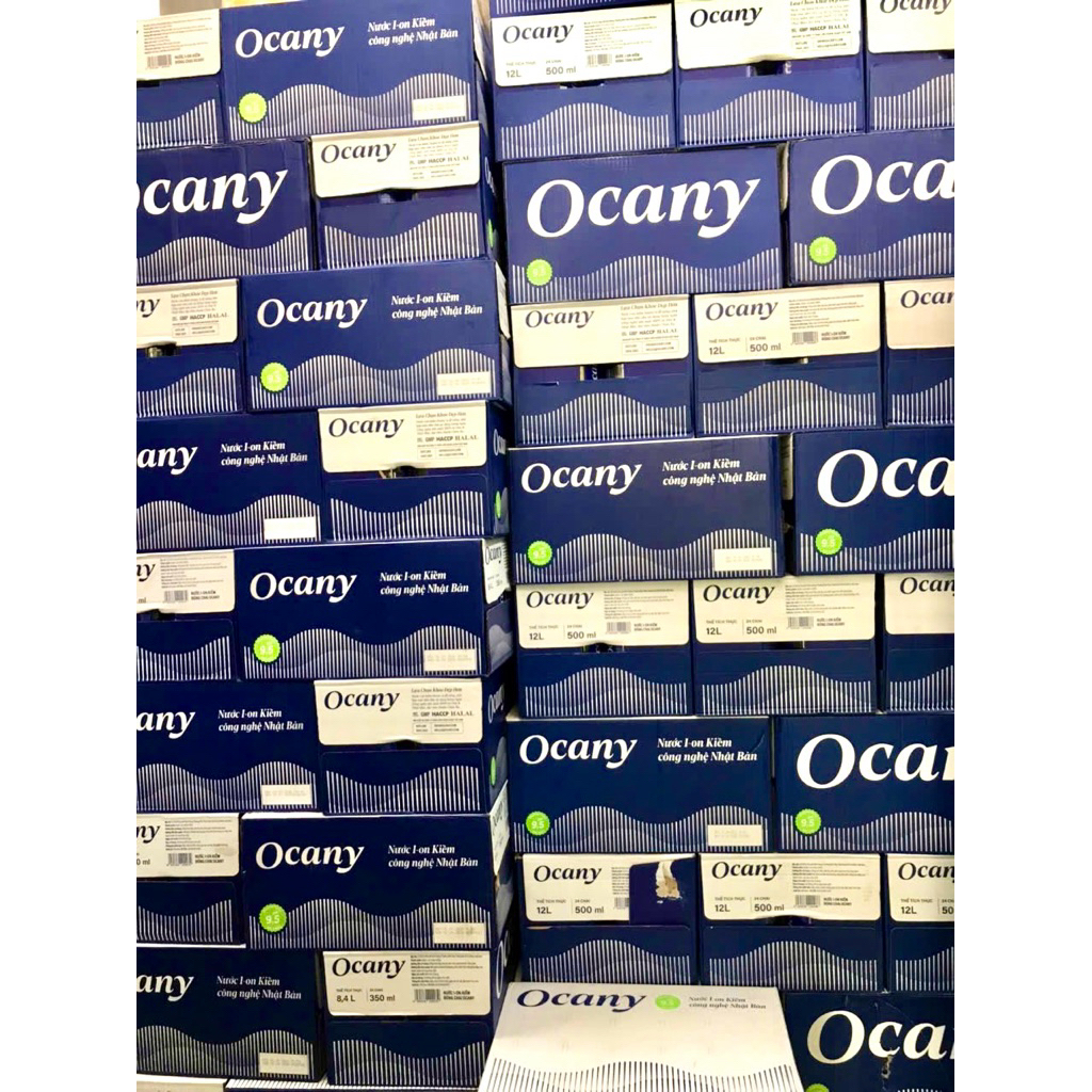 1 Thùng 24 chai OCANY nước I-ON kiềm công nghệ Nhật Bản