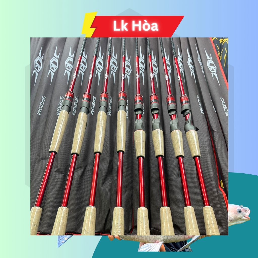 [LK HÒA] (TẶNG 01 DÙ LK X8) CẦN CÂU CHUYÊN LURE LK HÒA, CẦN LURE LK