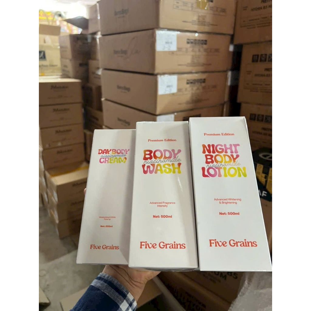 sữa tắm Five Grains Body Niacinamide Wash - Phiên bản cao cấp